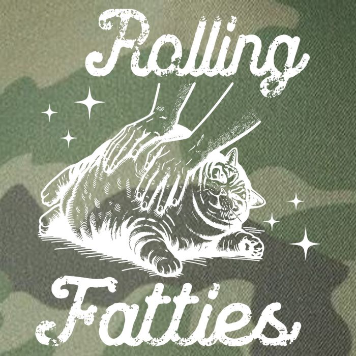 Rolling Fatties Cat Funny Legacy Tie Dye Trucker Hat