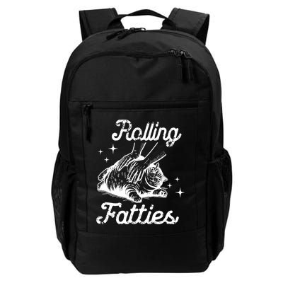 Rolling Fatties Cat Funny Backpack