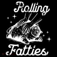 Rolling Fatties Cat Funny Bag