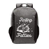Rolling Fatties Cat Funny Vector Backpack