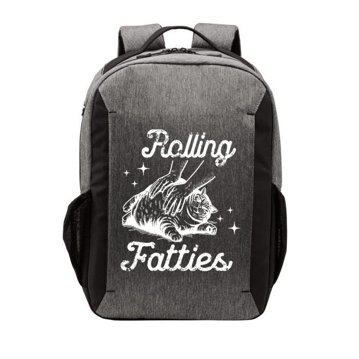 Rolling Fatties Cat Funny Vector Backpack