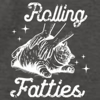 Rolling Fatties Cat Funny Vector Backpack