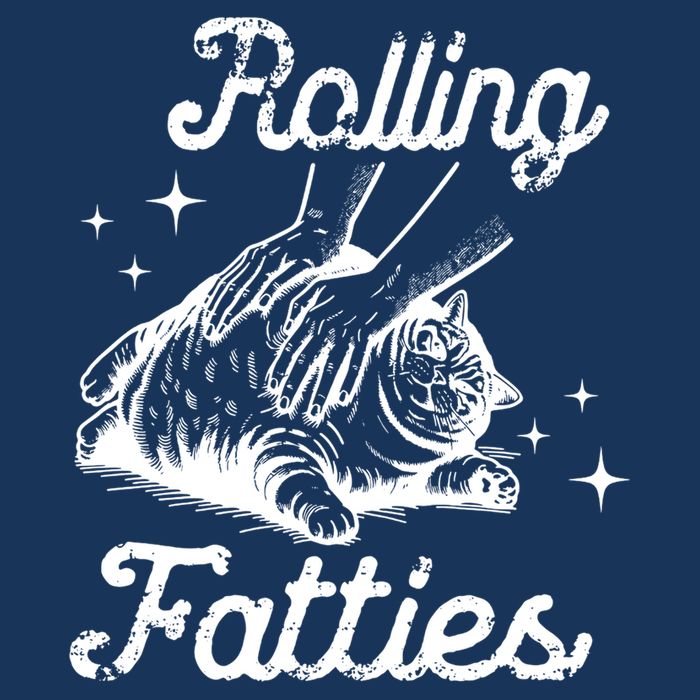 Rolling Fatties Cat Funny Infant Baby Jersey Bodysuit