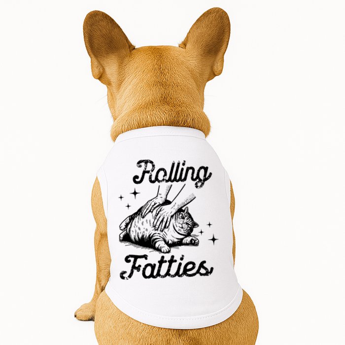 Rolling Fatties Cat Funny Doggie Tank