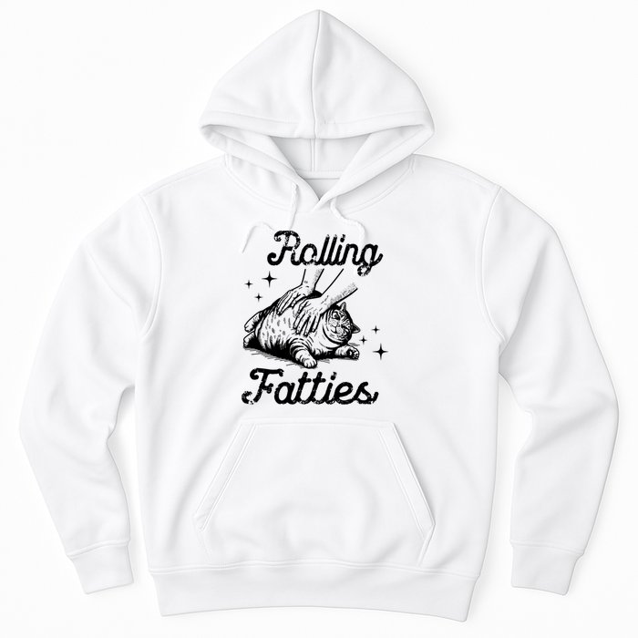 Rolling Fatties Cat Funny Hoodie