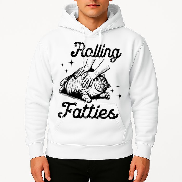 Rolling Fatties Cat Funny Hoodie