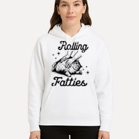 Rolling Fatties Cat Funny Hoodie