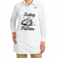 Rolling Fatties Cat Funny Apron