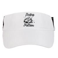 Rolling Fatties Cat Funny Adult Drive Performance Visor