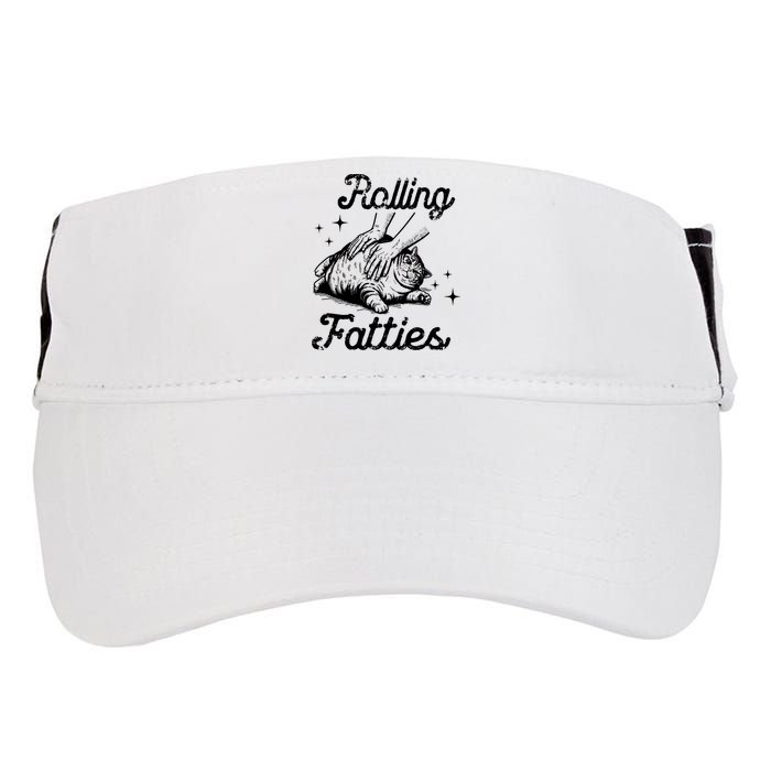 Rolling Fatties Cat Funny Adult Drive Performance Visor