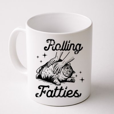 Rolling Fatties Cat Funny Mug