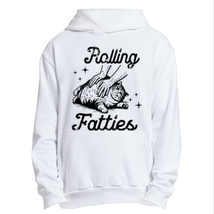 Rolling Fatties Cat Funny Urban Pullover Hoodie