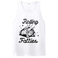 Rolling Fatties Cat Funny PosiCharge Competitor Tank