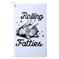 Rolling Fatties Cat Funny Golf Towel
