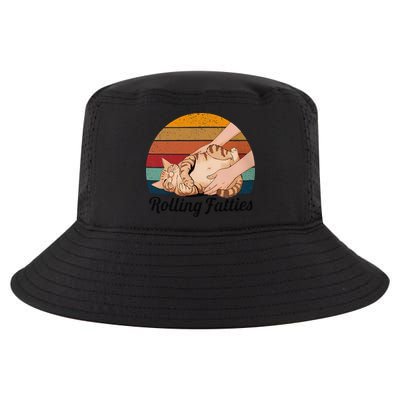 Rolling Fatties Cat Lover Humor Pet Cat Kitten Owner Cool Comfort Performance Bucket Hat
