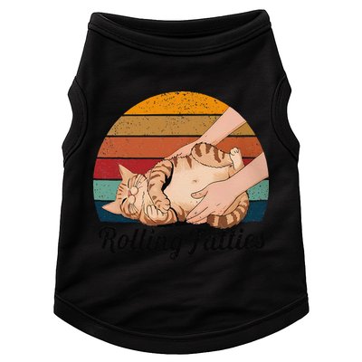 Rolling Fatties Cat Lover Humor Pet Cat Kitten Owner Doggie Tank