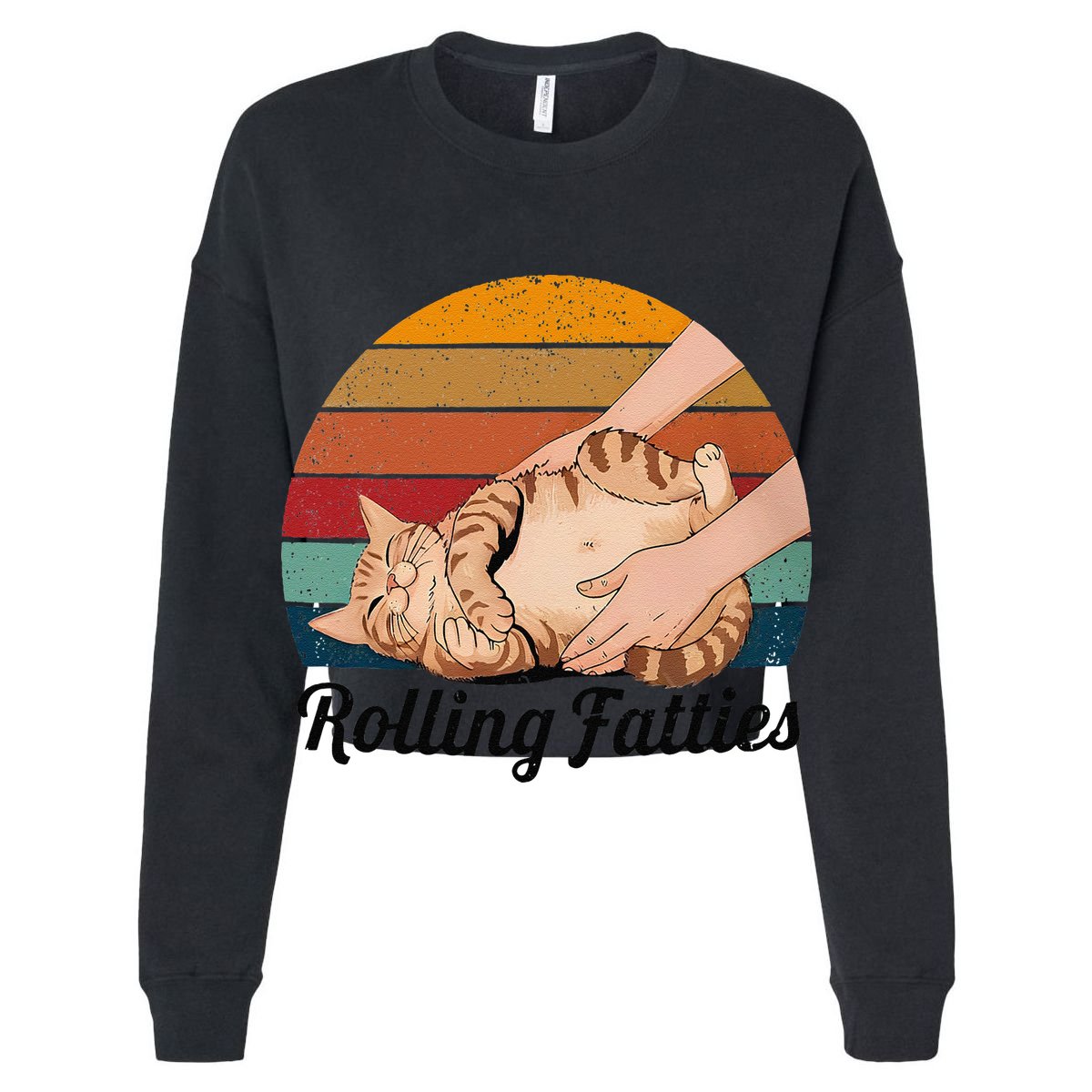 Rolling Fatties Cat Lover Humor Pet Cat Kitten Owner Doggie Tank