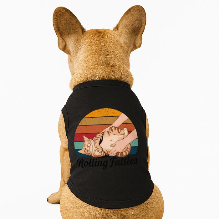 Rolling Fatties Cat Lover Humor Pet Cat Kitten Owner Doggie Tank