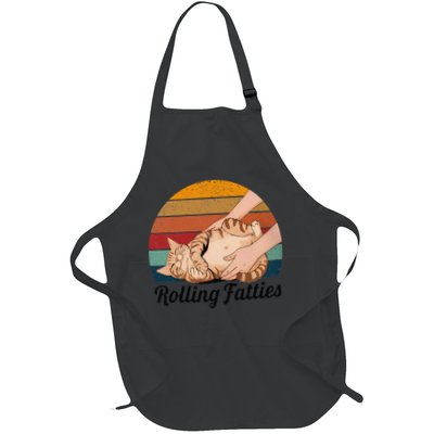 Rolling Fatties Cat Lover Humor Pet Cat Kitten Owner Apron