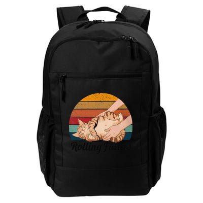 Rolling Fatties Cat Lover Humor Pet Cat Kitten Owner Backpack