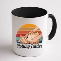 Rolling Fatties Cat Lover Humor Pet Cat Kitten Owner Mug