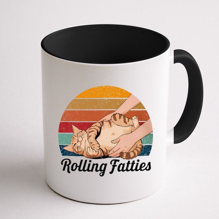 Rolling Fatties Cat Lover Humor Pet Cat Kitten Owner Mug