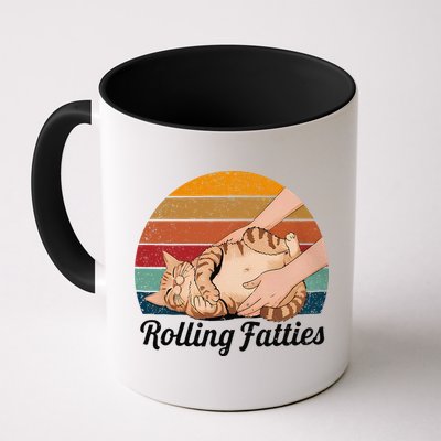 Rolling Fatties Cat Lover Humor Pet Cat Kitten Owner Mug