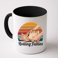 Rolling Fatties Cat Lover Humor Pet Cat Kitten Owner Mug
