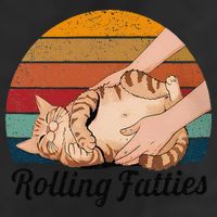 Rolling Fatties Cat Lover Humor Pet Cat Kitten Owner 11oz C Handle Ceramic Mug