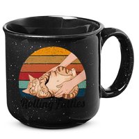 Rolling Fatties Cat Lover Humor Pet Cat Kitten Owner 15oz Campfire Ceramic Mug