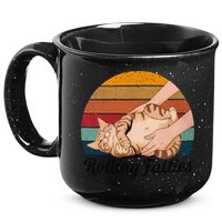 Rolling Fatties Cat Lover Humor Pet Cat Kitten Owner 15oz Campfire Ceramic Mug