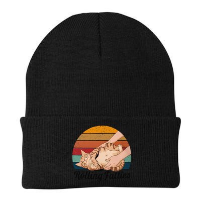 Rolling Fatties Cat Lover Humor Pet Cat Kitten Owner Beanie