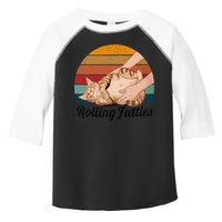 Rolling Fatties Cat Lover Humor Pet Cat Kitten Owner Toddler Fine Jersey T-Shirt