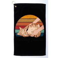 Rolling Fatties Cat Lover Humor Pet Cat Kitten Owner Golf Towel