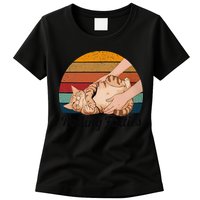Rolling Fatties Cat Lover Humor Pet Cat Kitten Owner Womens T-Shirt