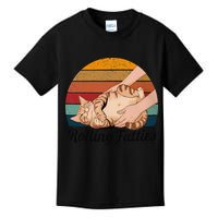 Rolling Fatties Cat Lover Humor Pet Cat Kitten Owner Kids T-Shirt