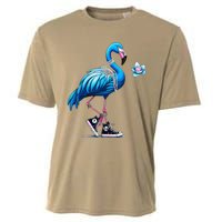 Retro Flamingo Chucks And Pearls Comma La Kamala Harris 2024 Cooling Performance Crew T-Shirt