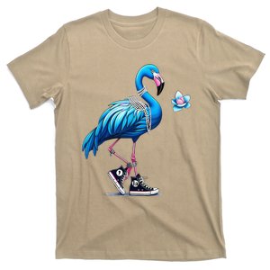 Retro Flamingo Chucks And Pearls Comma La Kamala Harris 2024 T-Shirt