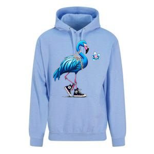 Retro Flamingo Chucks And Pearls Comma La Kamala Harris 2024 Unisex Surf Hoodie