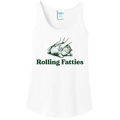 Rolling Fatties Cat Funny Cat Lover Kitten Owner Kitty Ladies Essential Tank