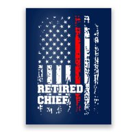 Retired Fire Chief Firefighter Rank Retirement Gift Poster