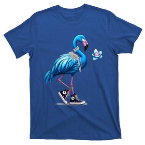 Retro Flamingo Chucks And Pearls Comma La Kamala Harris 2024 Gift T-Shirt