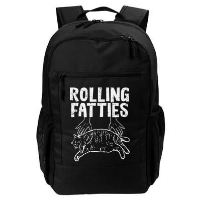 Rolling Fatties Cat Funny Fat Kitten Backpack