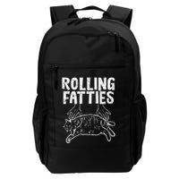 Rolling Fatties Cat Funny Fat Kitten Backpack