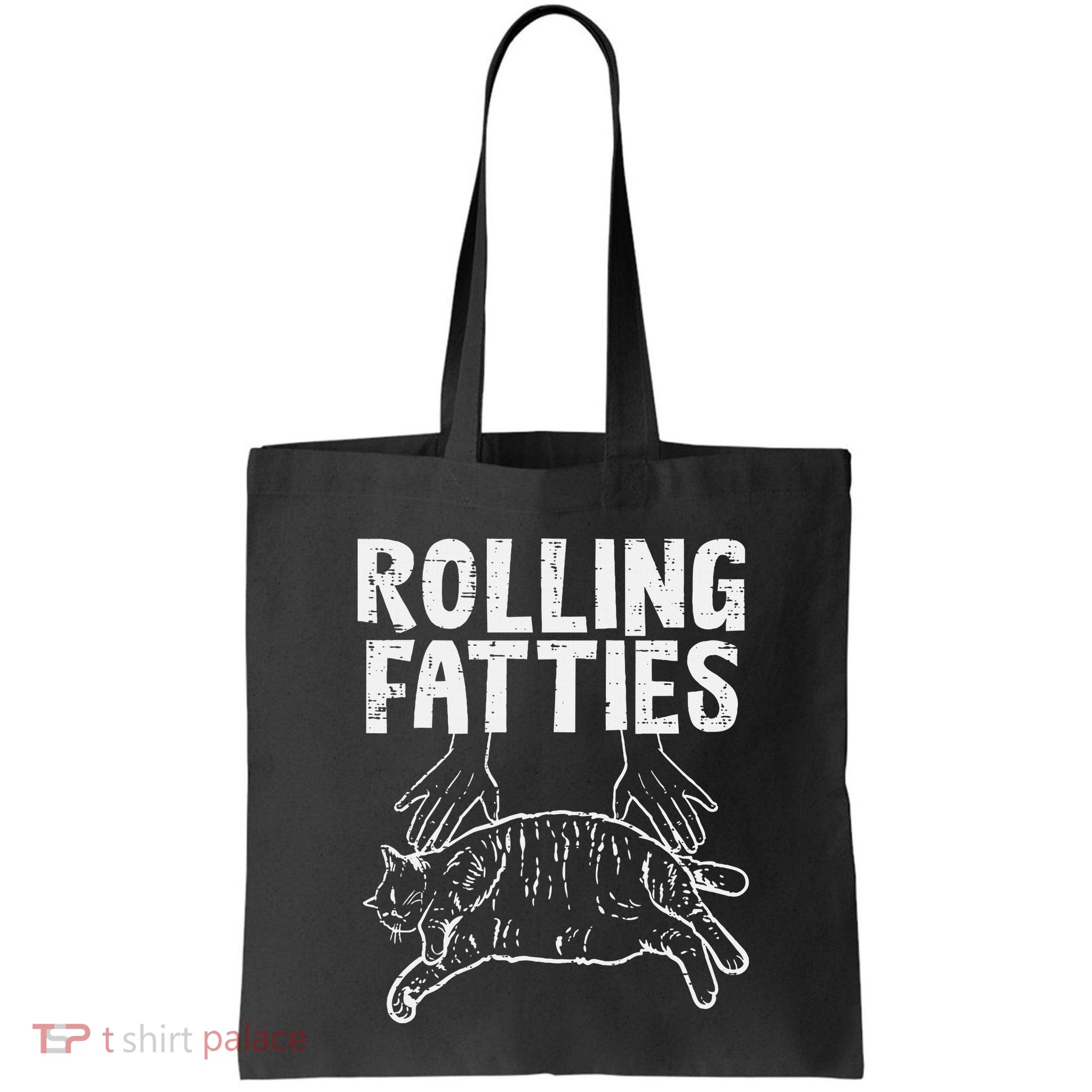 Rolling Fatties Cat Funny Fat Kitten Bag