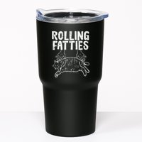 Rolling Fatties Cat Funny Fat Kitten Tumbler