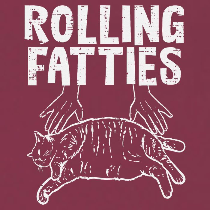 Rolling Fatties Cat Funny Fat Kitten 16oz Travel Tumbler