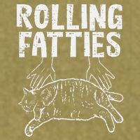 Rolling Fatties Cat Funny Fat Kitten Garment-Dyed Women's Muscle Tee