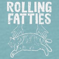 Rolling Fatties Cat Funny Fat Kitten Sueded Cloud Jersey T-Shirt