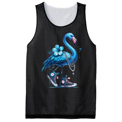 Retro Flamingo Chucks And Pearls Comma La Kamala Harris 2024 Mesh Reversible Basketball Jersey Tank